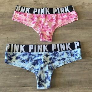 Victoria’s Secret PINK Lot of 2 Extra Low Rise Cheekster Panties- M